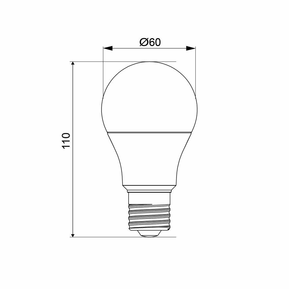 TOSHIBA หลอดไฟ LED BULB 9W แสงเหลือง