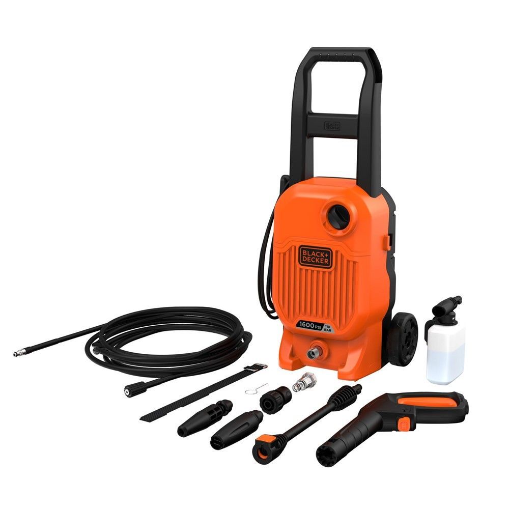 BLACK DECKER เครื่องฉีดน้ำแรงดัน110บาร์