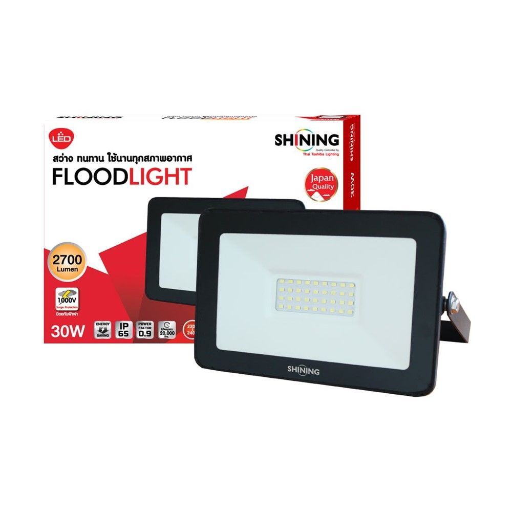 SHINING LED FLOOD LIGHT 30W WARM WHITE