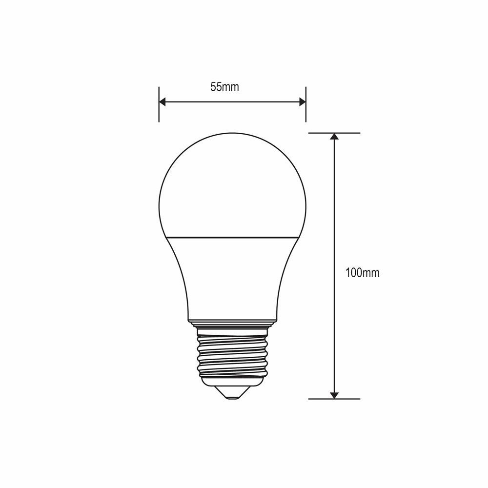 SHINING LED BULB 5W DAY LIGHT X2