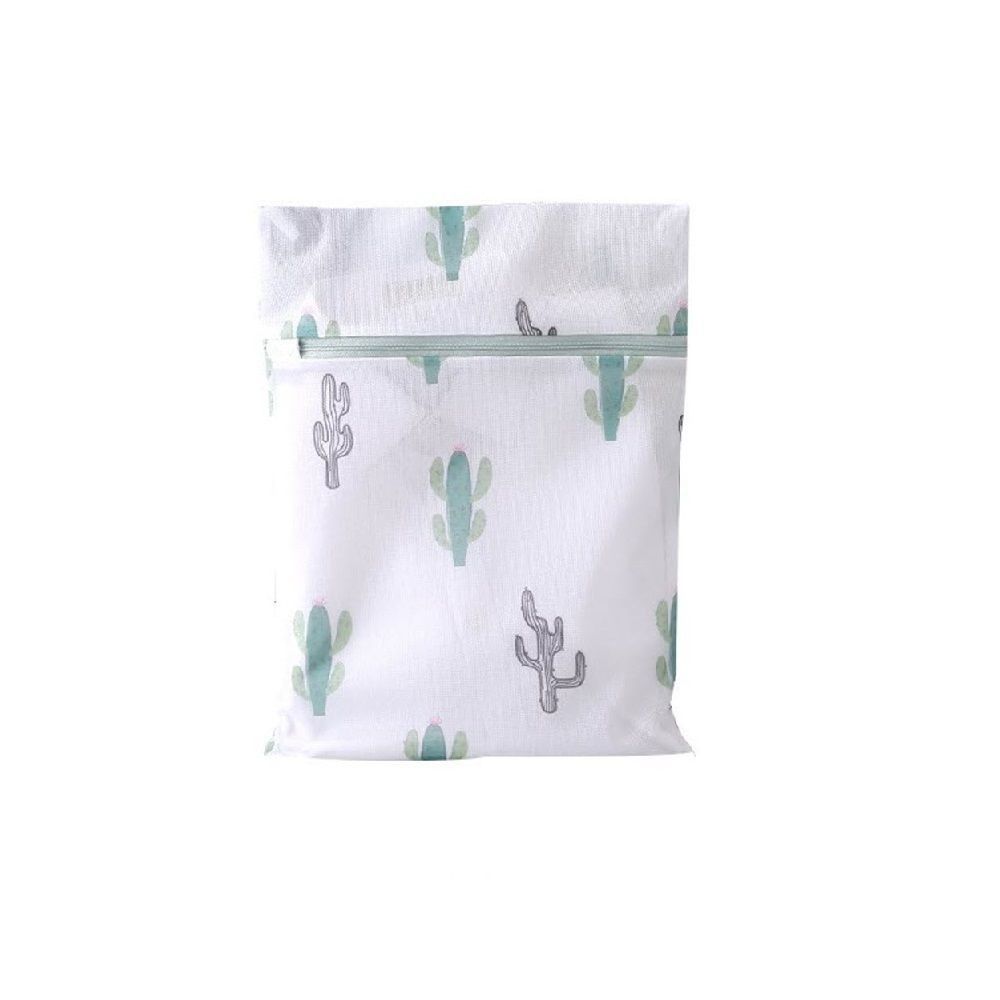LAUNDRY BAG PRINTED CACTUS 40X50 CM.