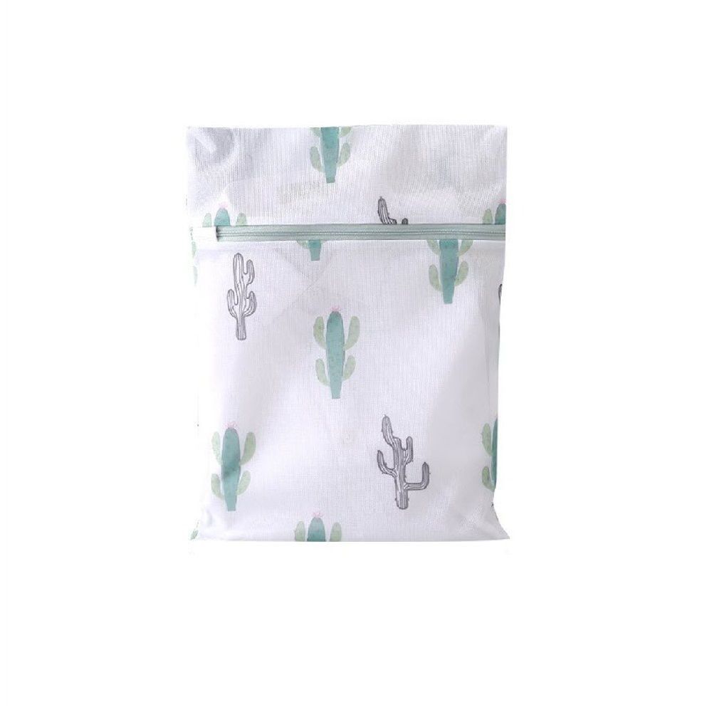 LAUNDRY BAG PRINTED CACTUS 50X60 CM.
