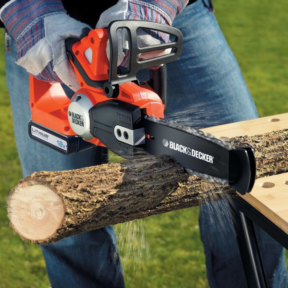 BLACK DECKER เลื่อยยนต์ไร้สาย 18V GKC1820L20-QW