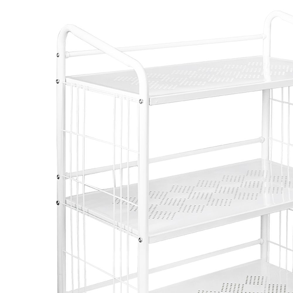 ชั้นวางของเหล็ก 3 ชั้น สีขาว 41X75X92 ซม.