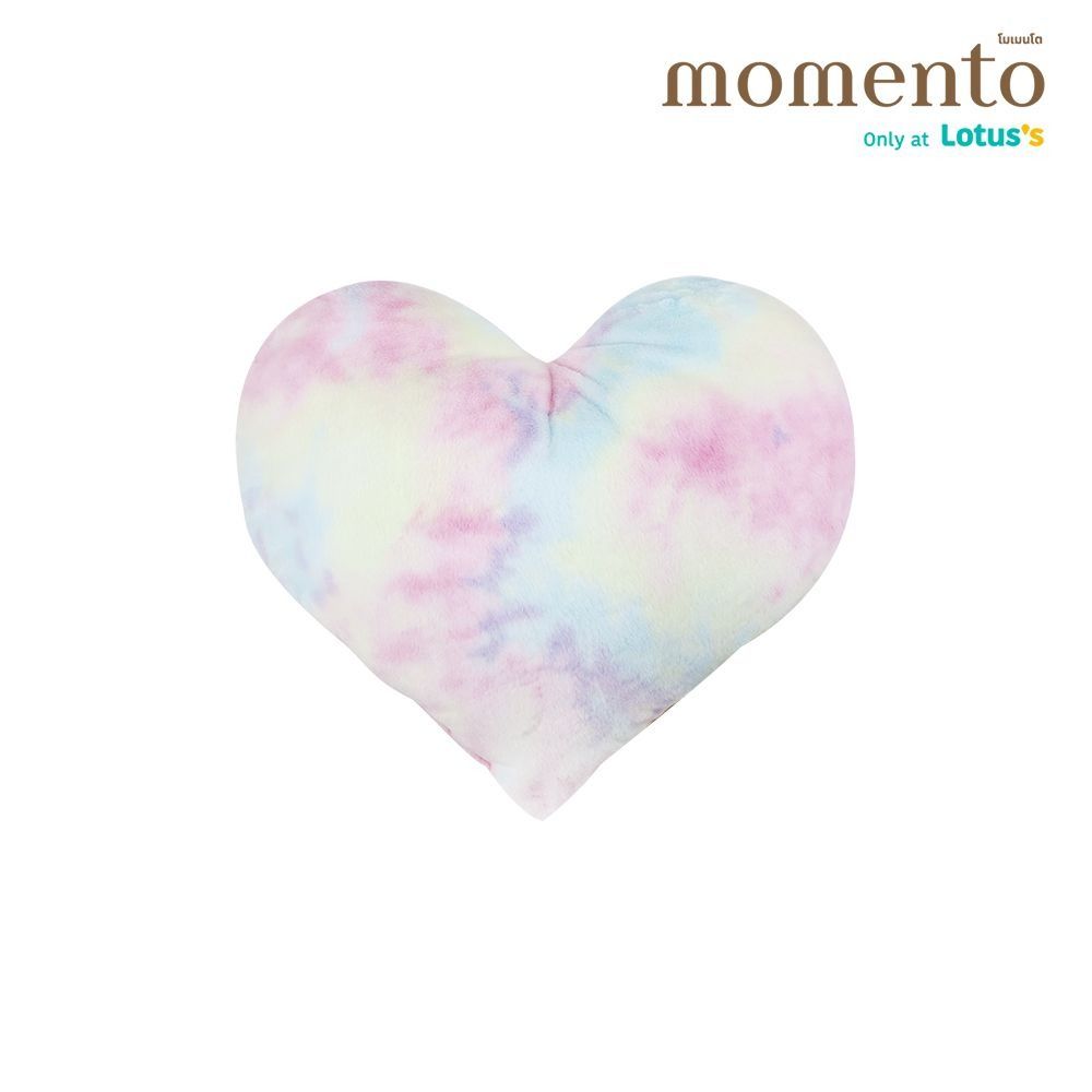 MOMENTO HEART CUSHION RAINBOW 24X24 INCH