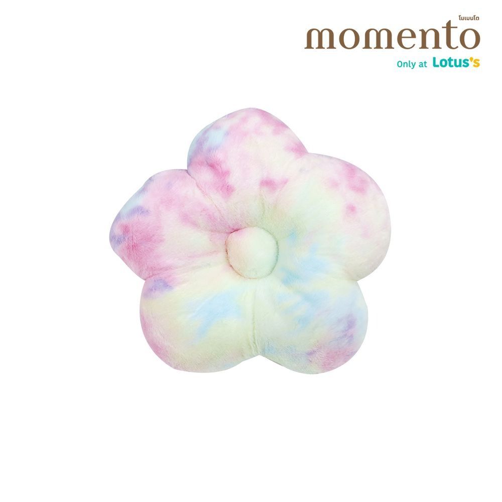 โมเมนโตเบาะนั่งทรงดอกไม้เรนโบว์ 20X20 นิ้ว