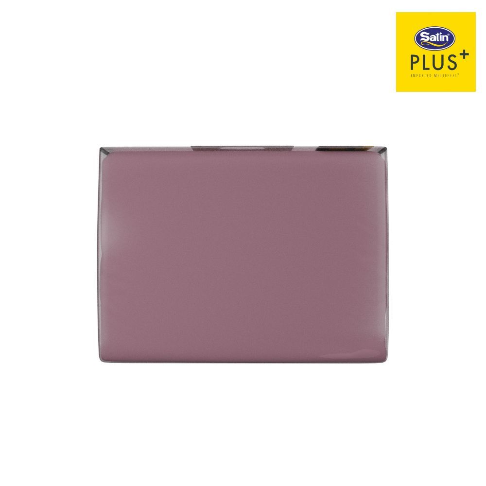 ซาตินพลัสผ้าปูสีชมพู PS024 6 ฟุต พร้อมผ้านวม 90X100 นิ้ว