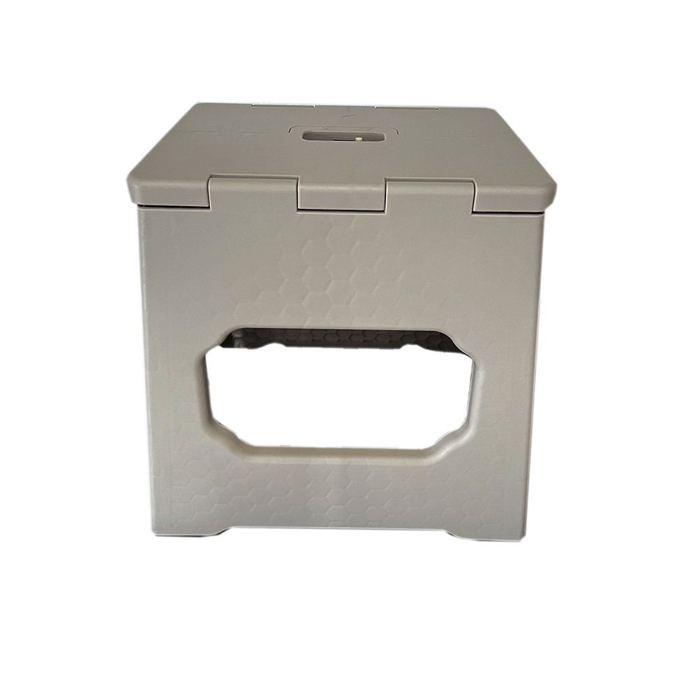 เก้าอี้พับได้ ลายเรียบ 29X22X22 ซม. (คละแบบ)