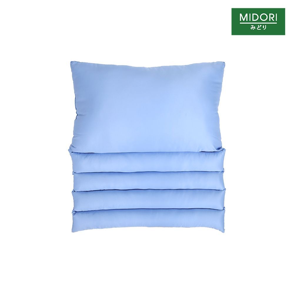 มิโดริ หมอนสุขภาพกันไรฝุ่น ปรับได้ 8ระดับ 18X28นิ้ว (คละแบบ)