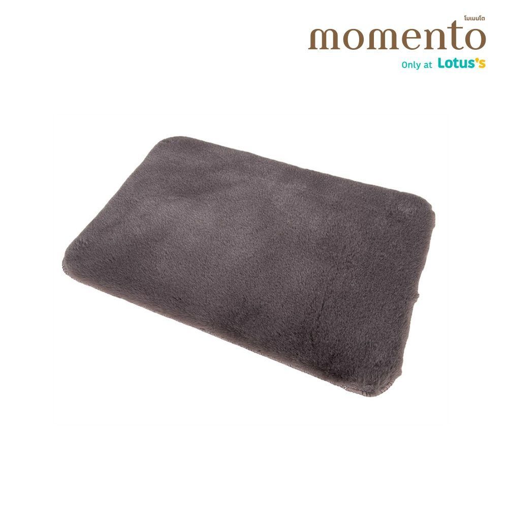 MOMENTO พรมขนกระต่าย สีน้ำตาล 40X60 ซม.