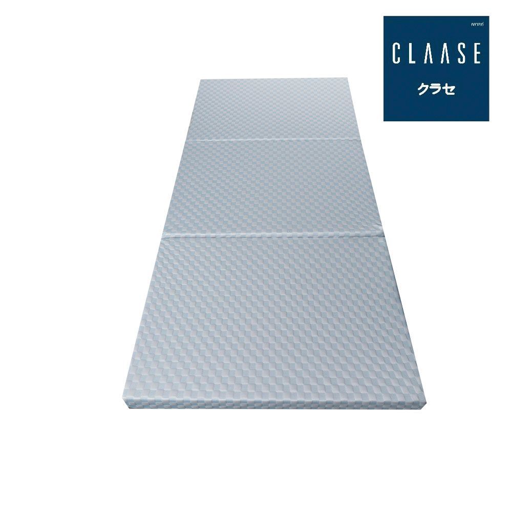 CLAASE ที่นอนปิกนิกPEผ้าเย็นขนาด 3X6.5ฟุต 3พับ 3นิ้ว