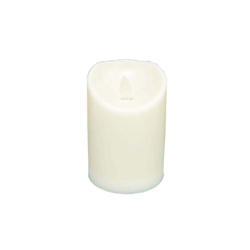 เทียน LED ตั้งโต๊ะใส่ถ่าน 7.5X10 ซม.