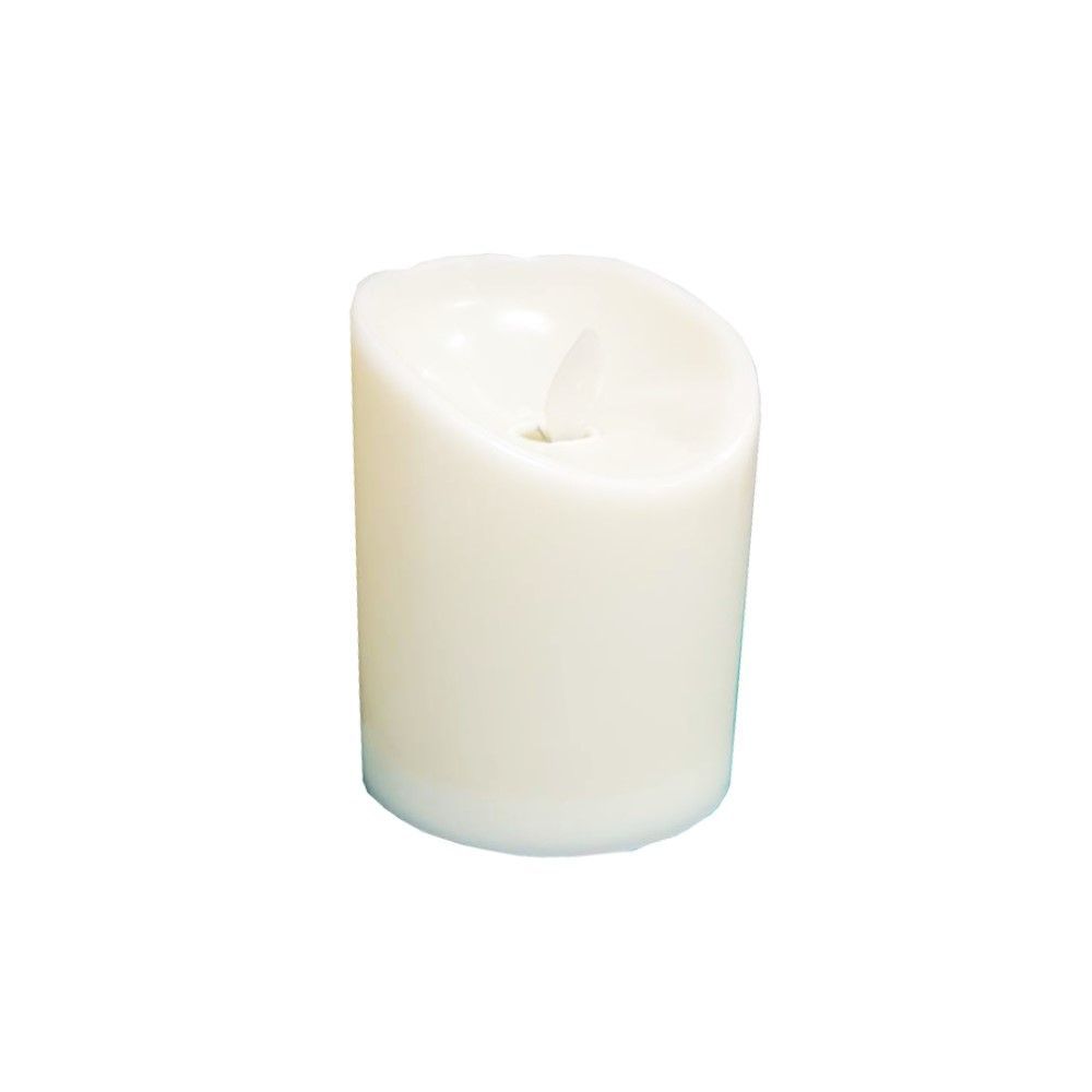 เทียน LED ตั้งโต๊ะใส่ถ่าน 7.5X10 ซม.