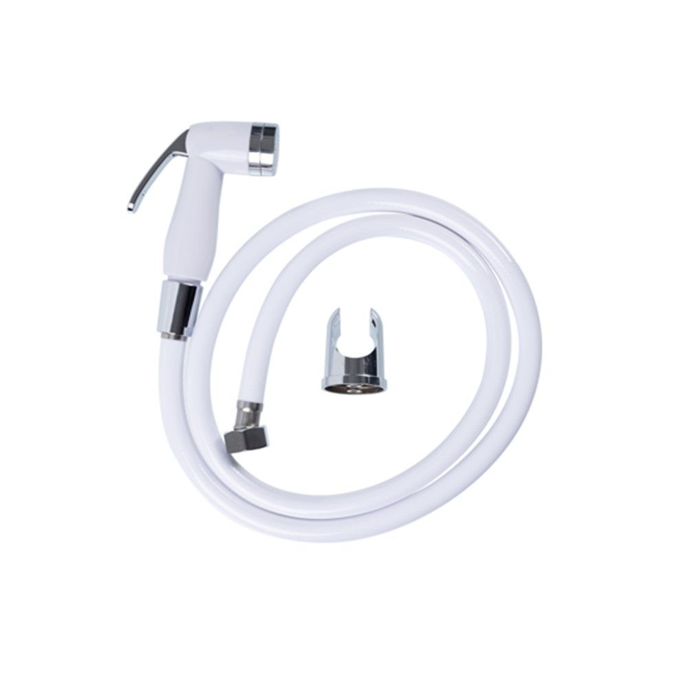 MIRRER TOILET SPRAY SET WHITE #SK-14W