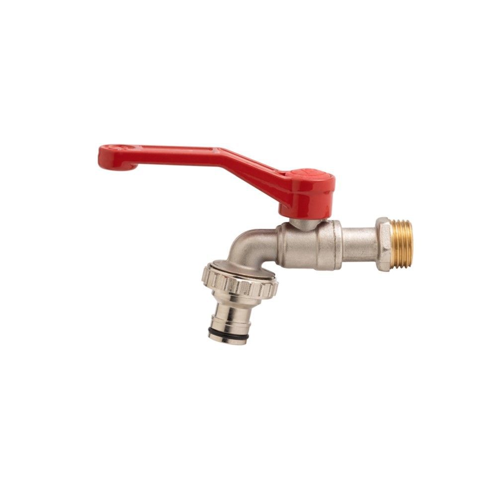 MIRRER ก๊อกบอลสนามด้ามแดง 1/2 นิ้ว #S-23