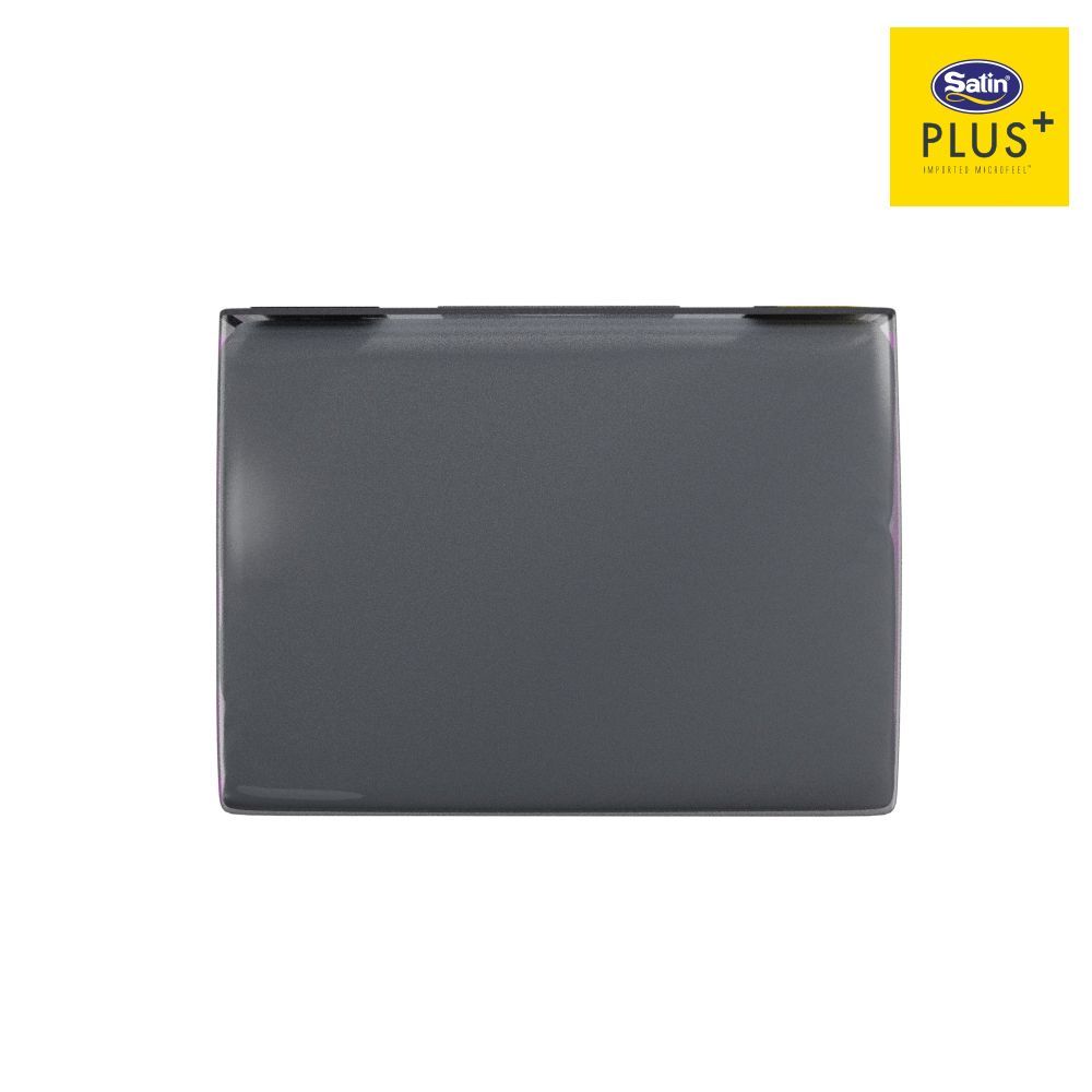 SATIN PLUS COMFORTER GREY PS007 60X80 INCH