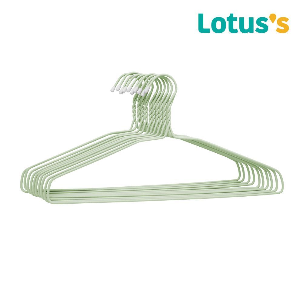LOTUSS WIRE CLOTES HANGER 1.8 MM. X10 (ASSORTED)