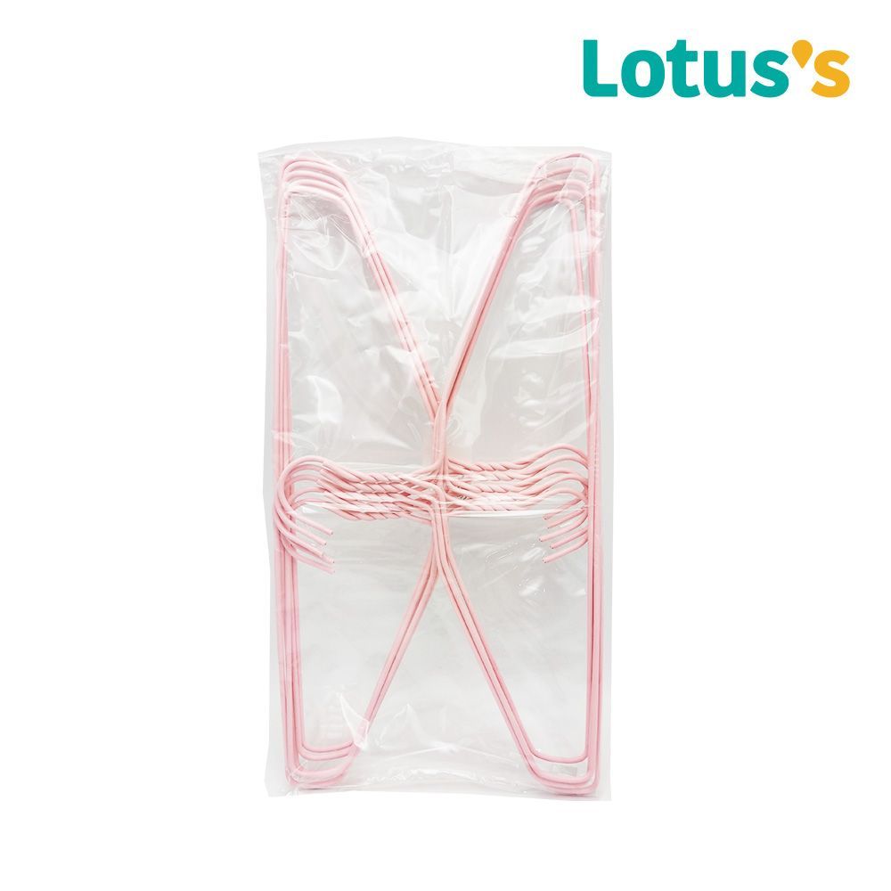 LOTUSS WIRE CLOTES HANGER 1.8 MM. X10 (ASSORTED)