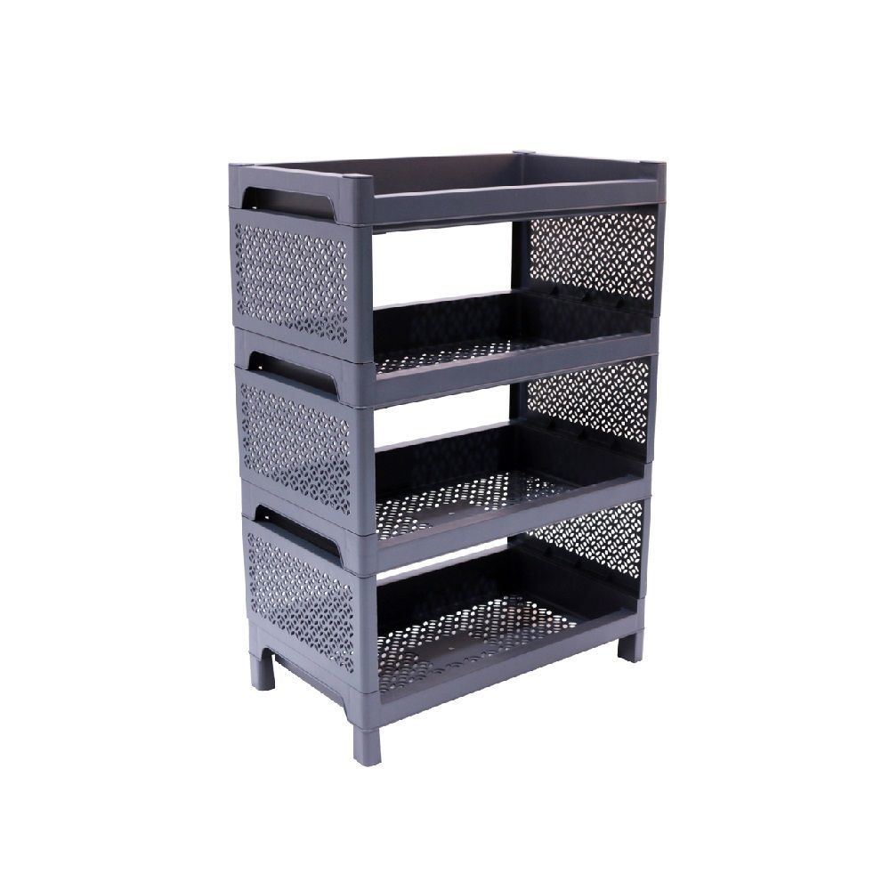 ELLY 4 TIER SHELF GREY SIZE L
