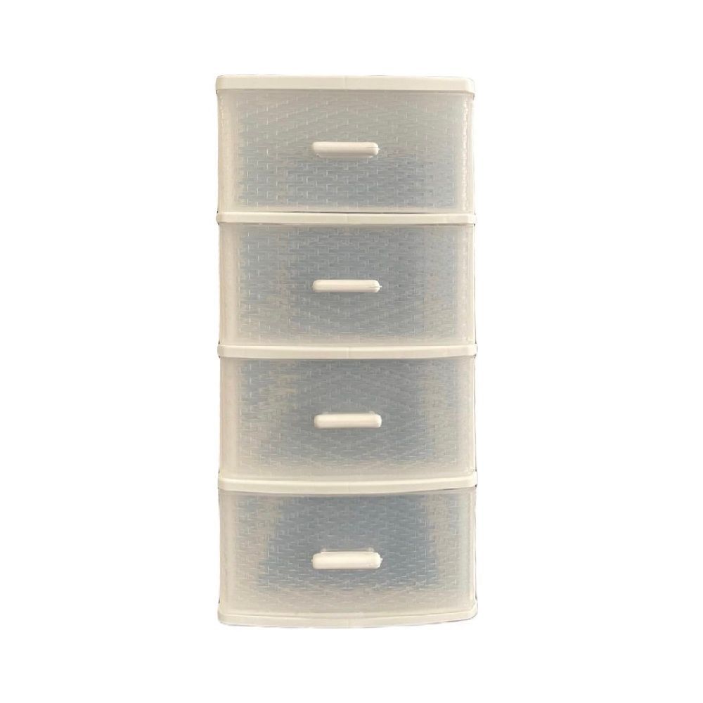 DRAWER STORAGE4 WHITE CLEAR A1125