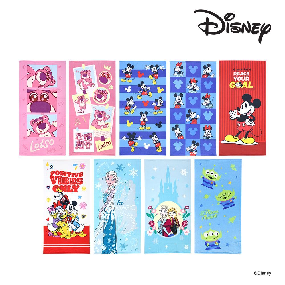 โมเมนโต ผ้าขนหนูดิสนีย์ 27X54นิ้ว (คละแบบ)