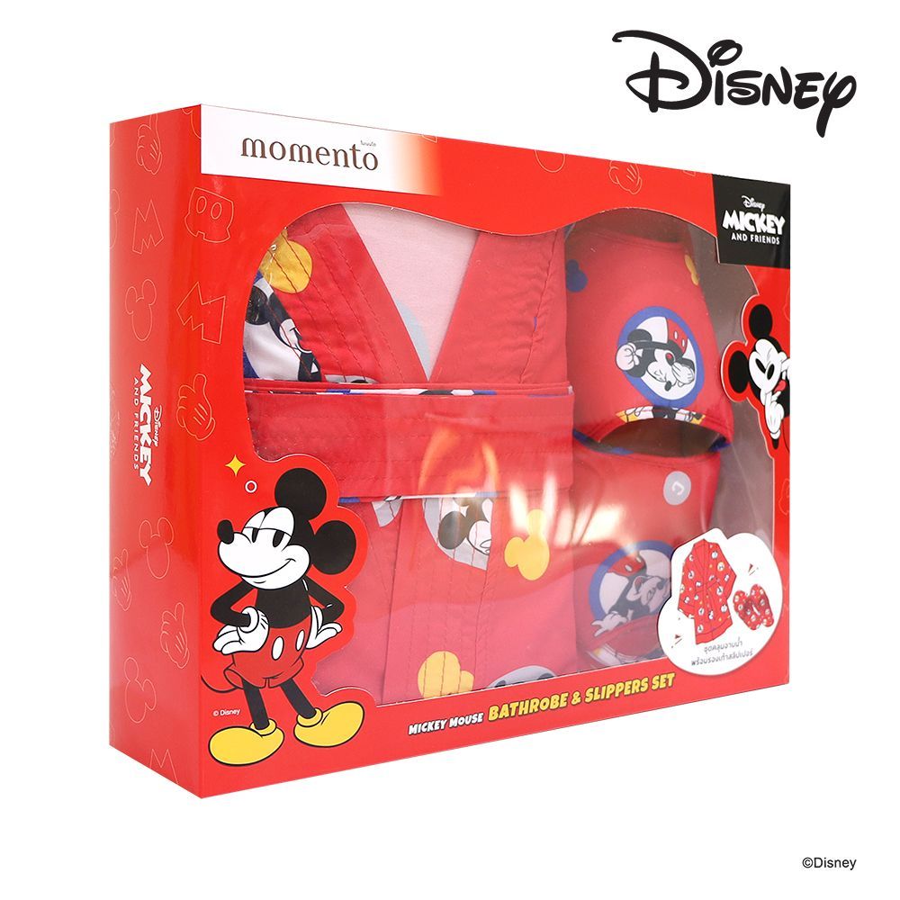 โมเมนโต GIFTSET ชุดคลุมอาบน้ำดิสนีย์+รองเท้า
