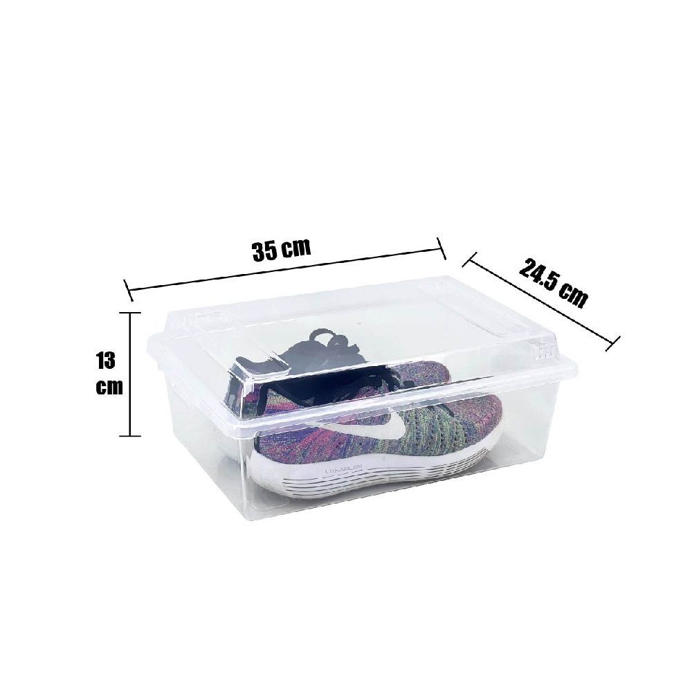 กล่องรองเท้าใหญ่+ฝาใส 10 US. NO.410