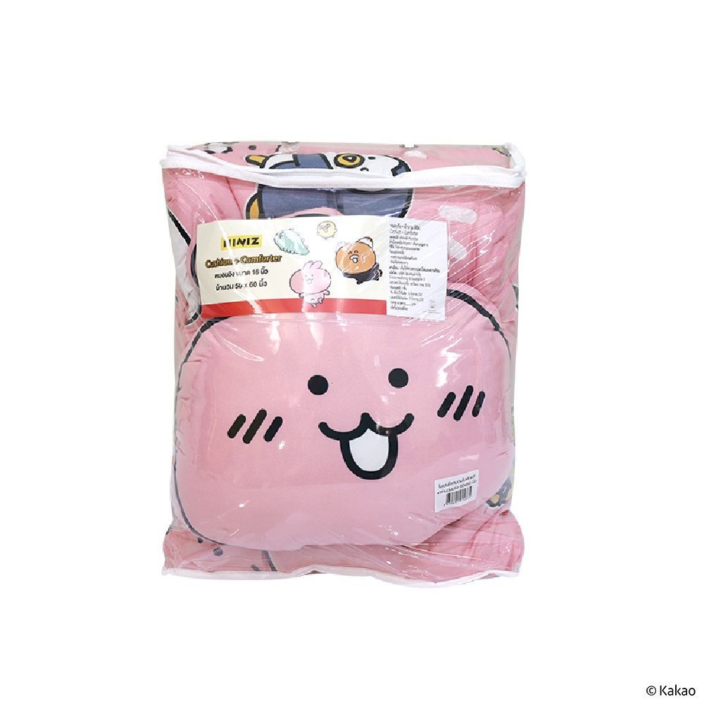 โมเมนโต หมอนไดคัท+ผ้านวมบาง 50X60 นิ้ว (คละแบบ)