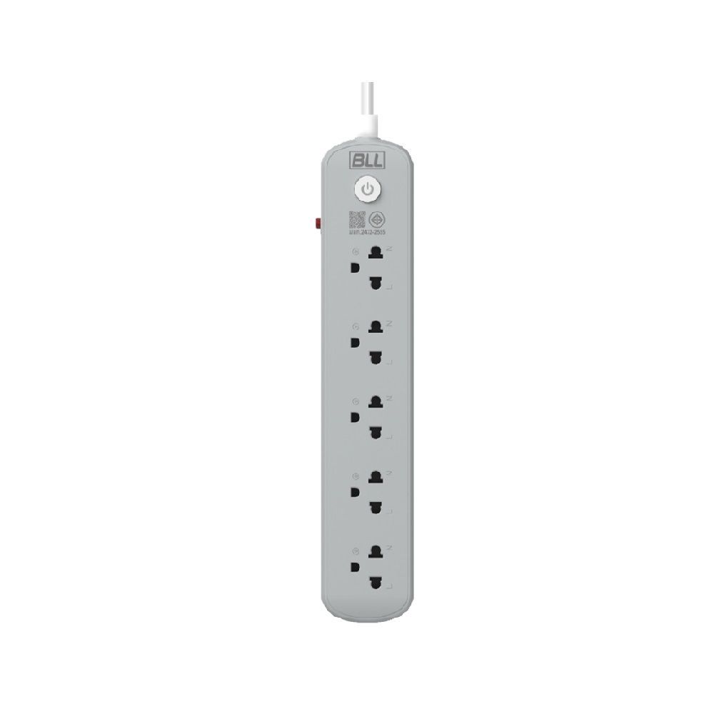 BLL POWER PLUG B64 1 SWITCH 5 SOCKETS 3M.