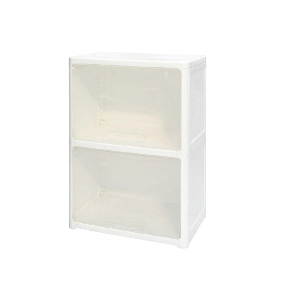 PLASTIC STORAGE DRAWER SLIDING 2 SHELF