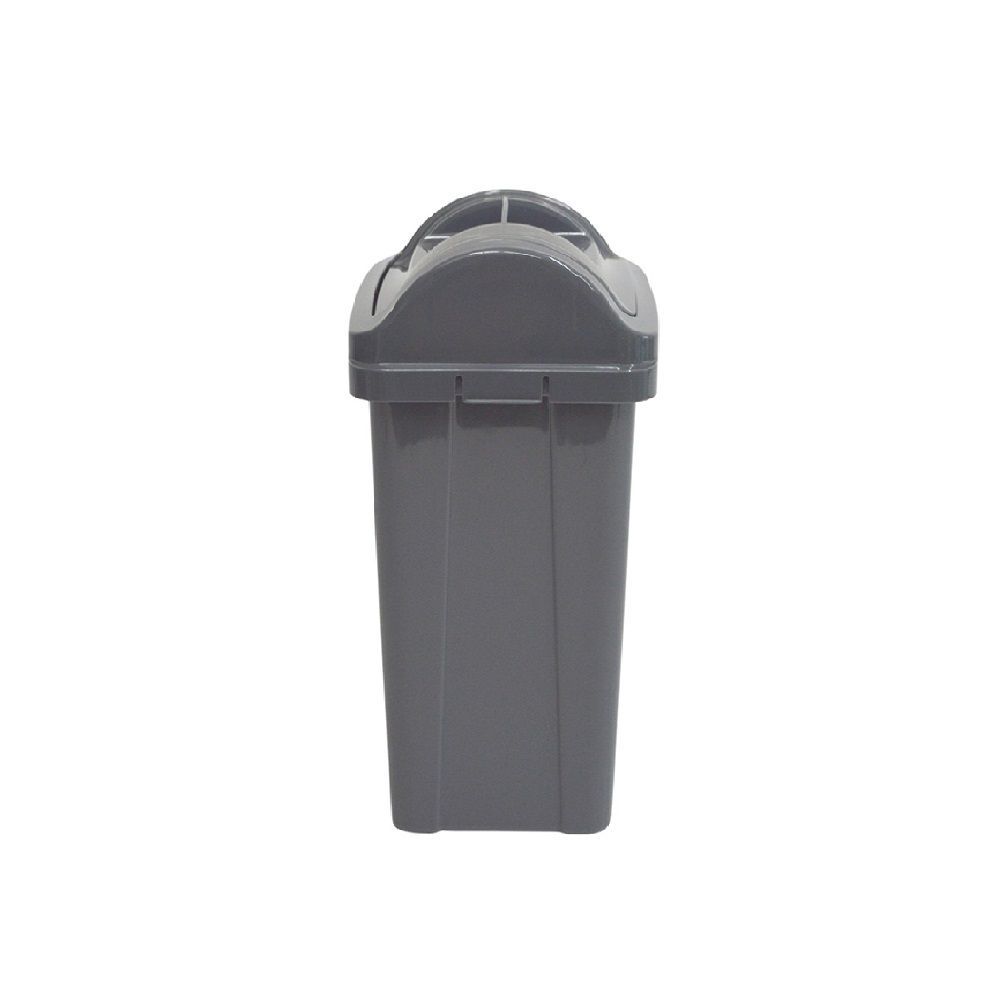 LOTUSS SWING DUST BIN CHARCOAL 9L.