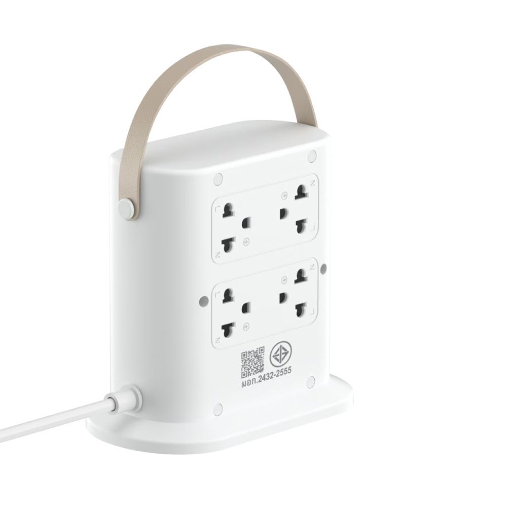 BLL PLUG TOWER 1SWITCH7SOCKET 2USB1C B23
