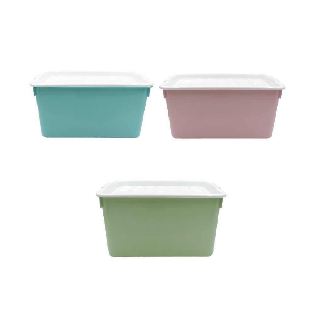 MOMENTO กล่องพลาสติกอเนกประสงค์ 20 ลิตร (คละสี)