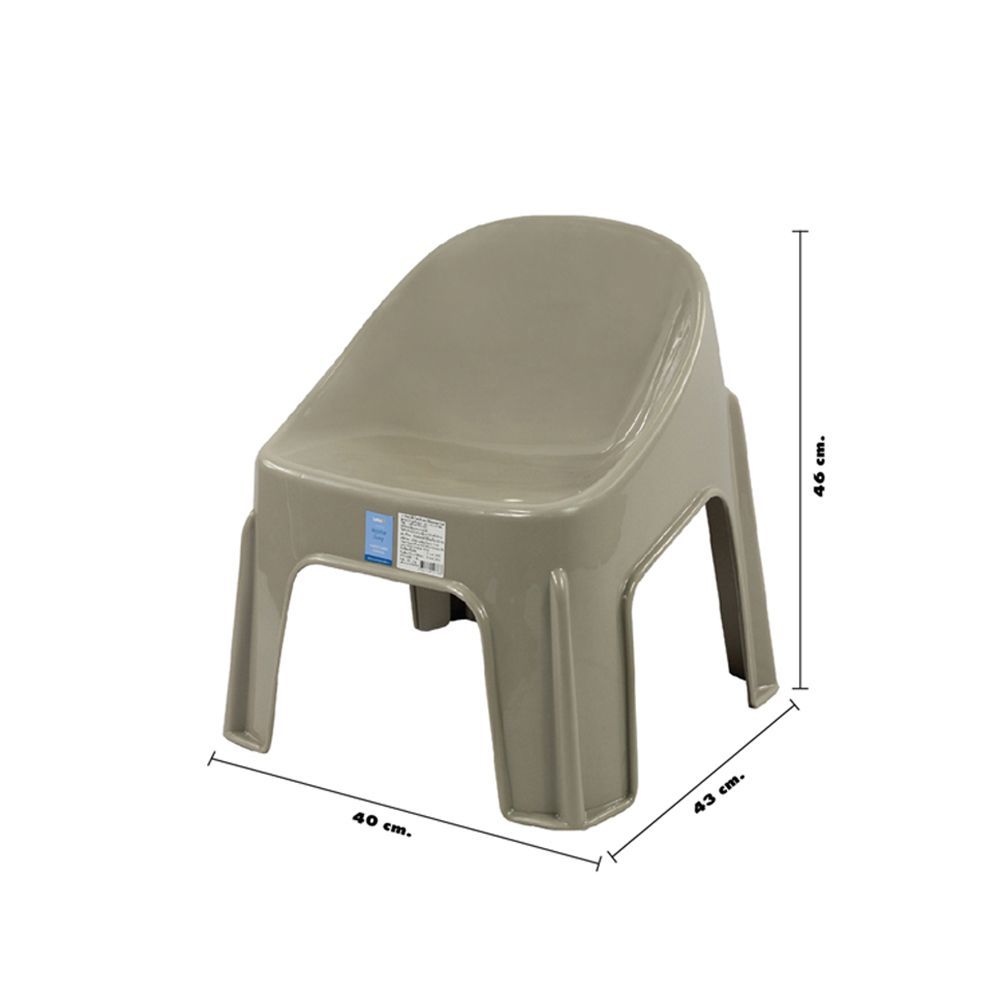 โลตัส เก้าอี้พลาสติกไซส์เล็กมินิมอล (คละสี)