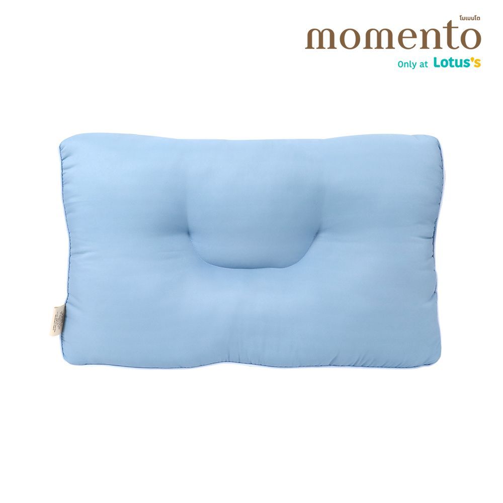 MOMENTO หมอนสุขภาพลอร่า แอชลีย์ สีฟ้า 17X27 นิ้ว