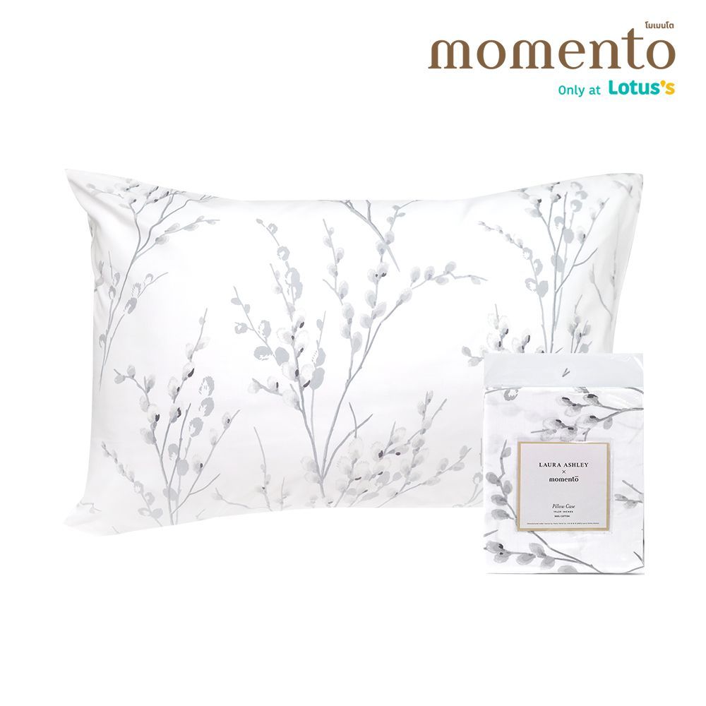 MOMENTO PILLOW CASE LAURA ASHLEY WHITE