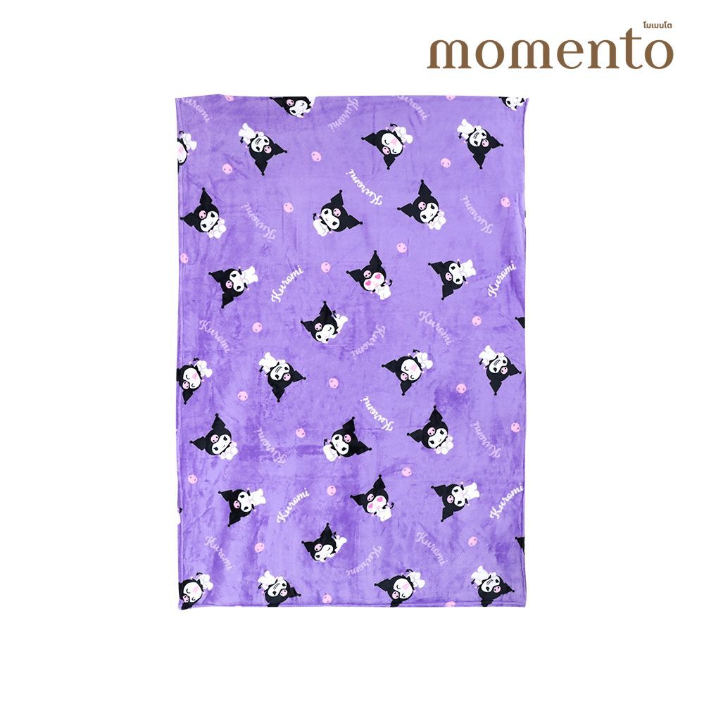 โมเมนโต ผ้าห่มแฟลนเนลคุโรมิ 40X60 นิ้ว (คละลาย)