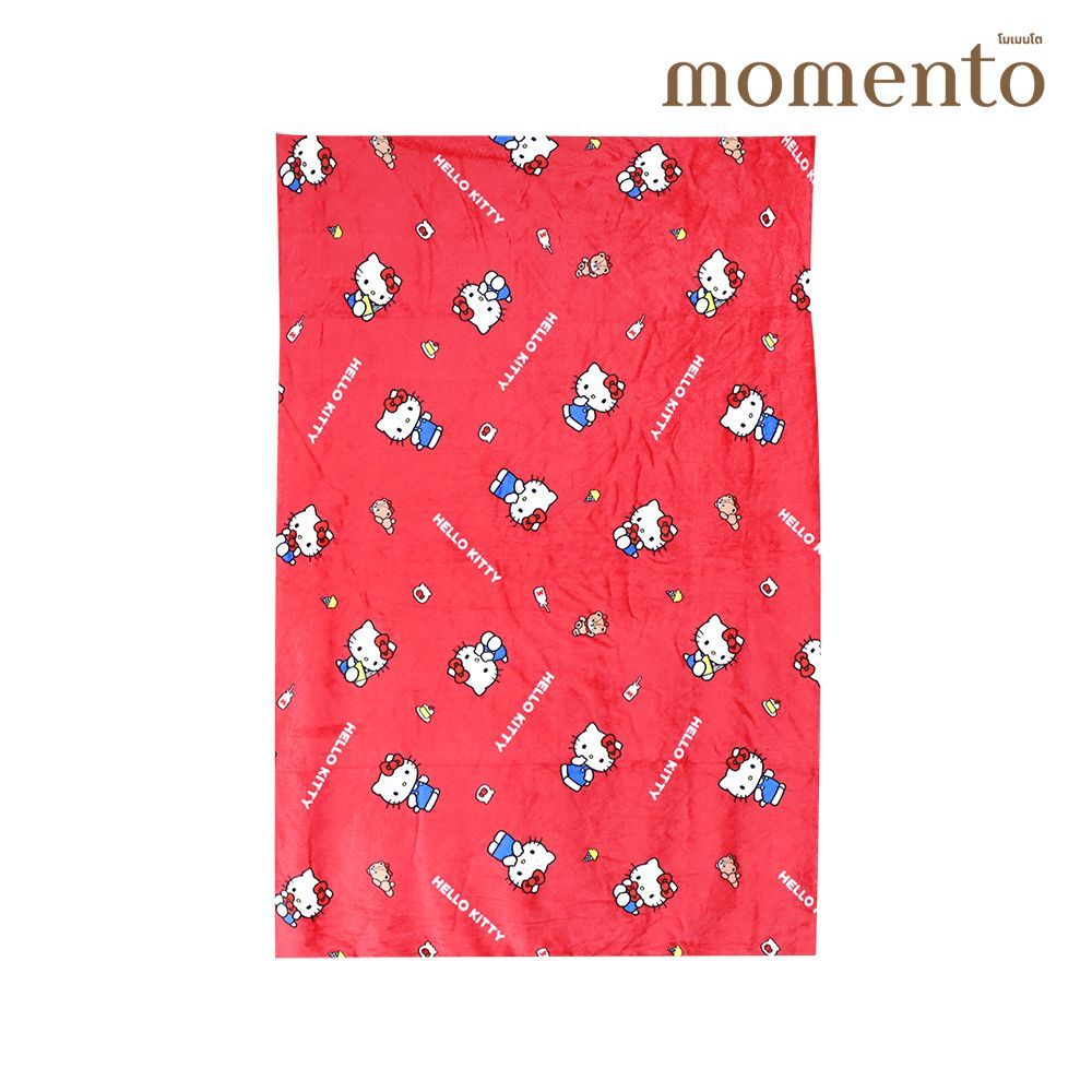 โมเมนโต ผ้าห่มแฟลนเนลคิตตี้ 40X60 นิ้ว (คละลาย)