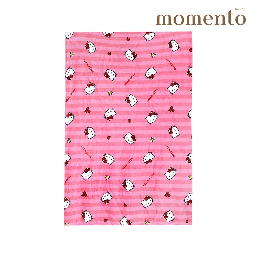 โมเมนโต ผ้าห่มแฟลนเนลคิตตี้ 40X60 นิ้ว (คละลาย)