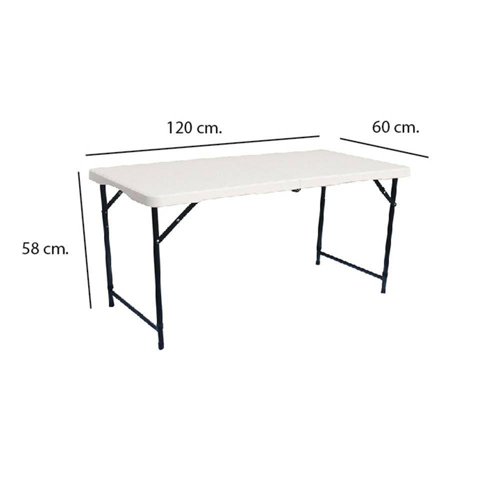 MOMENTO โต๊ะ HDPE พับปรับได้ 120X60X74 ซม.
