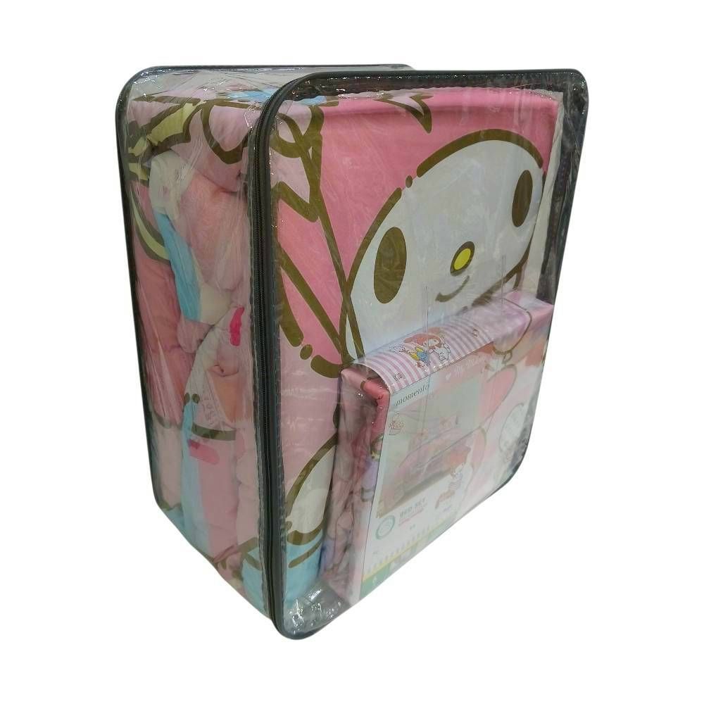 โมเมนโต ผ้าปูมายเมโลดี้ 6 ฟุต + ผ้านวม 70X90 นิ้ว