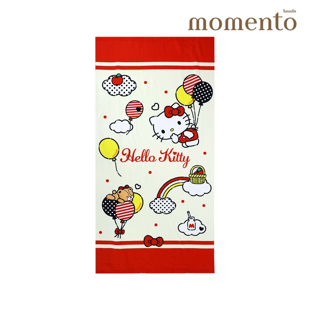 โมเมนโต ผ้าขนหนูไมโครซานริโอ 30X60 นิ้ว (คละลาย)