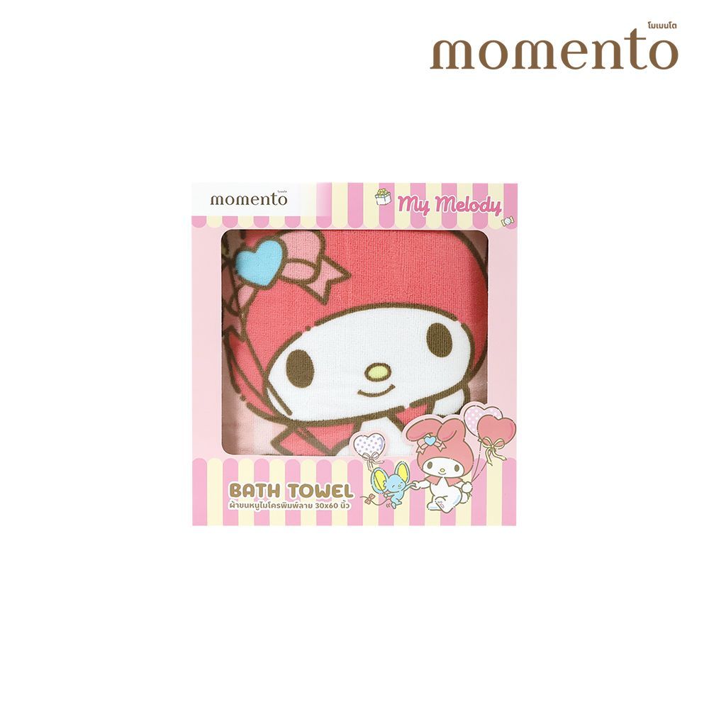 โมเมนโต ผ้าขนหนูไมโครซานริโอ 30X60 นิ้ว (คละลาย)