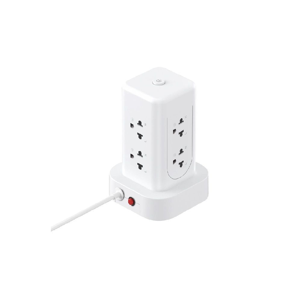 BLL ปลั๊กไฟ B24 1 สวิตซ์ 8 ช่องเสียบ 2 USB 1 TYPE-C