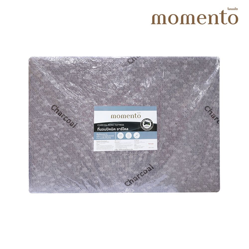 MOMENTO PICNIC CHARCOAL 3X6.5 FT. 3 FOLD 3 INCH