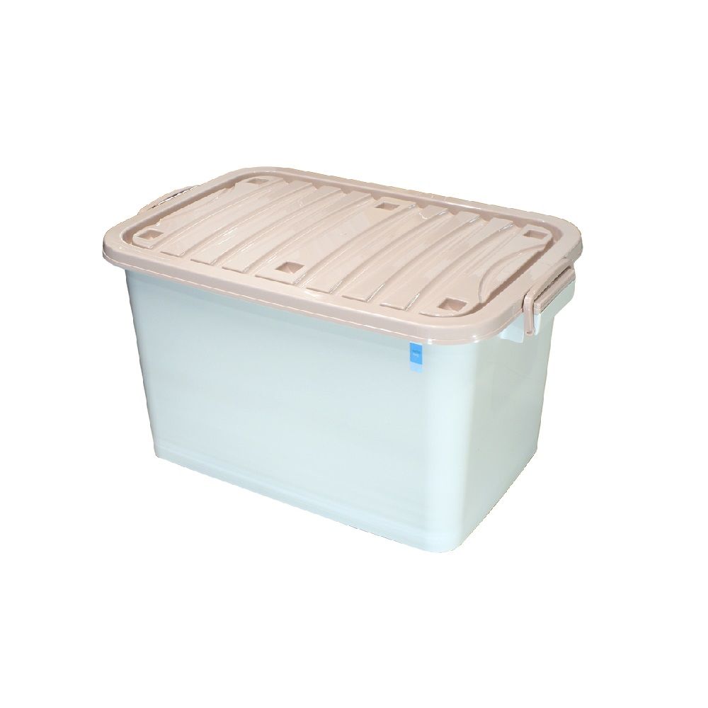 MOMENTO WHITE ROLLING STORAGE BOX CREAM 100 L
