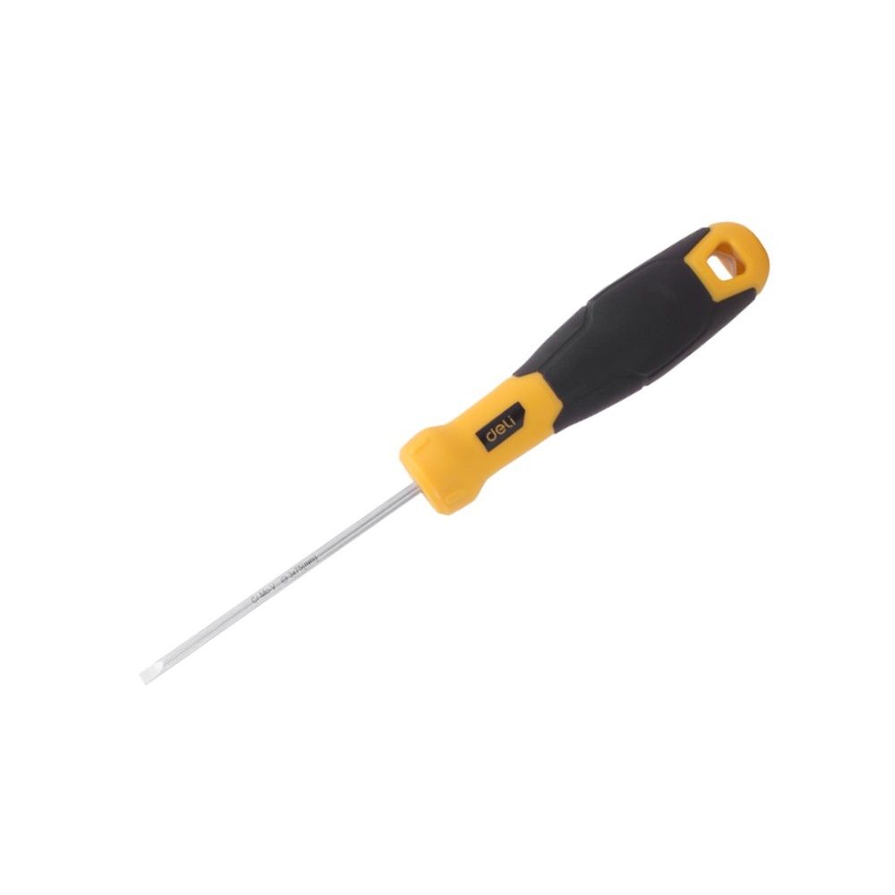 DELI SLOTTED SCREWDRIVER CR-V 3 MM X 75 MM EDL6330751