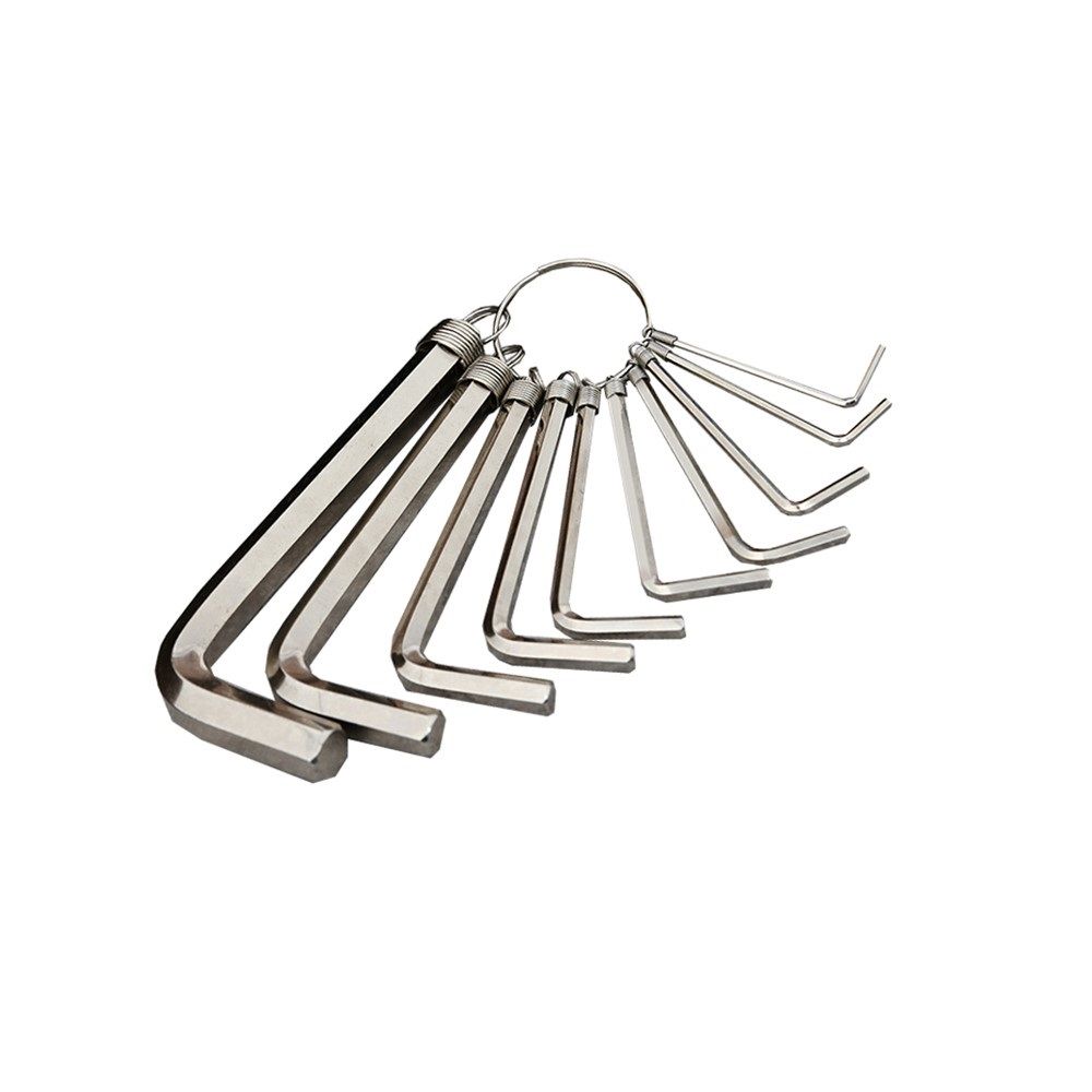 DELI HEX KEY SET METRIC 10 PCS. EDL3100