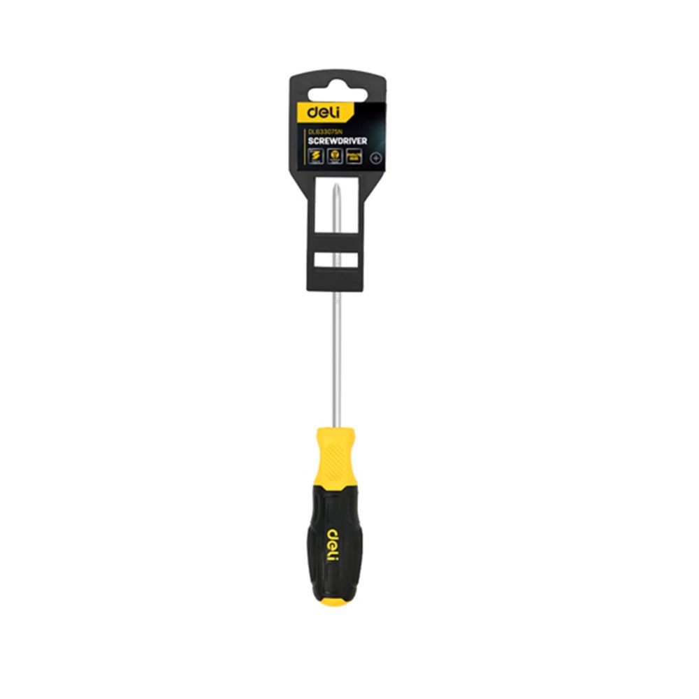 DELI PHILLIPS SCREWDRIVER CR-V PH0 X 75 MM