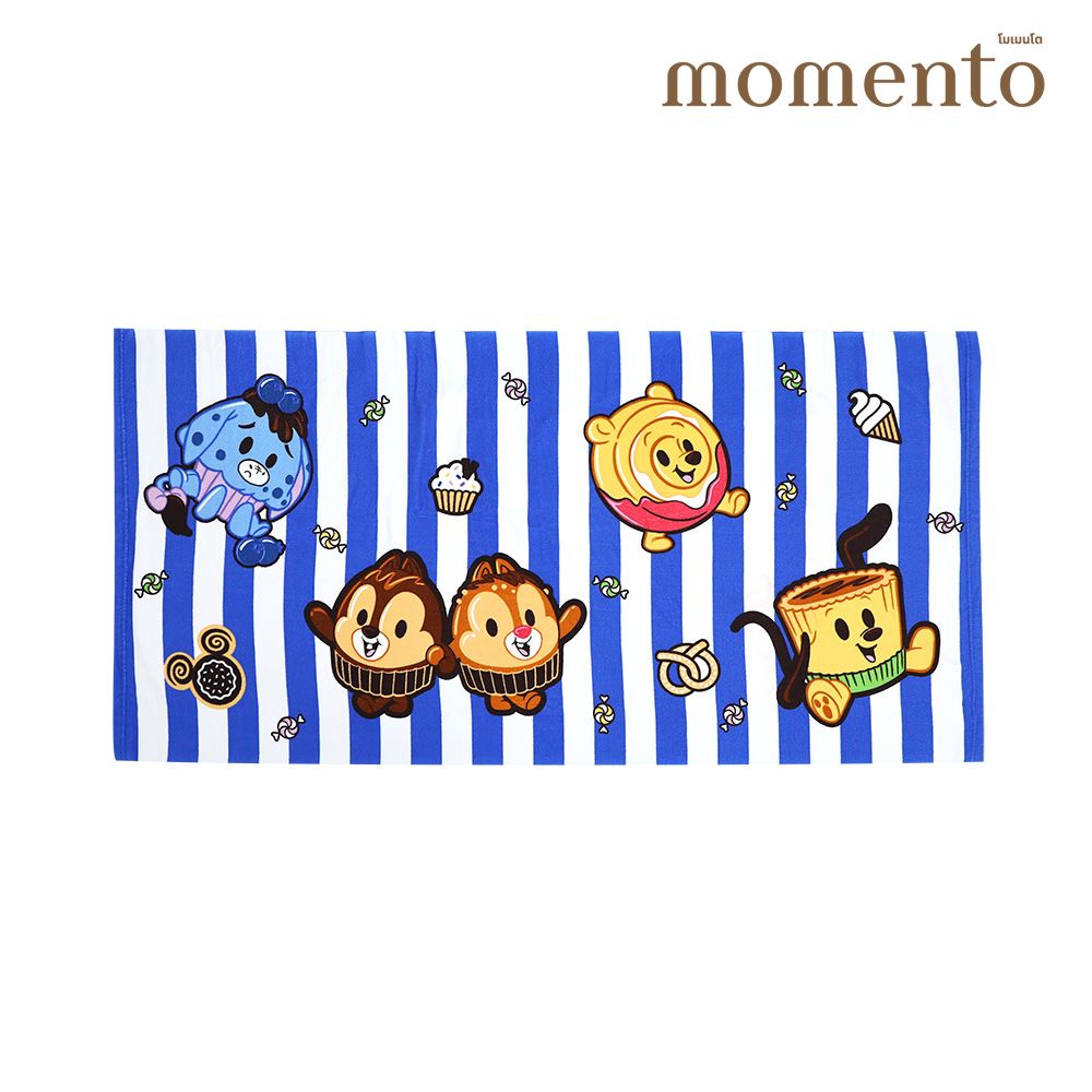 MOMENTO MICRO TOWEL MICKEY BLUE 27X54 INCH
